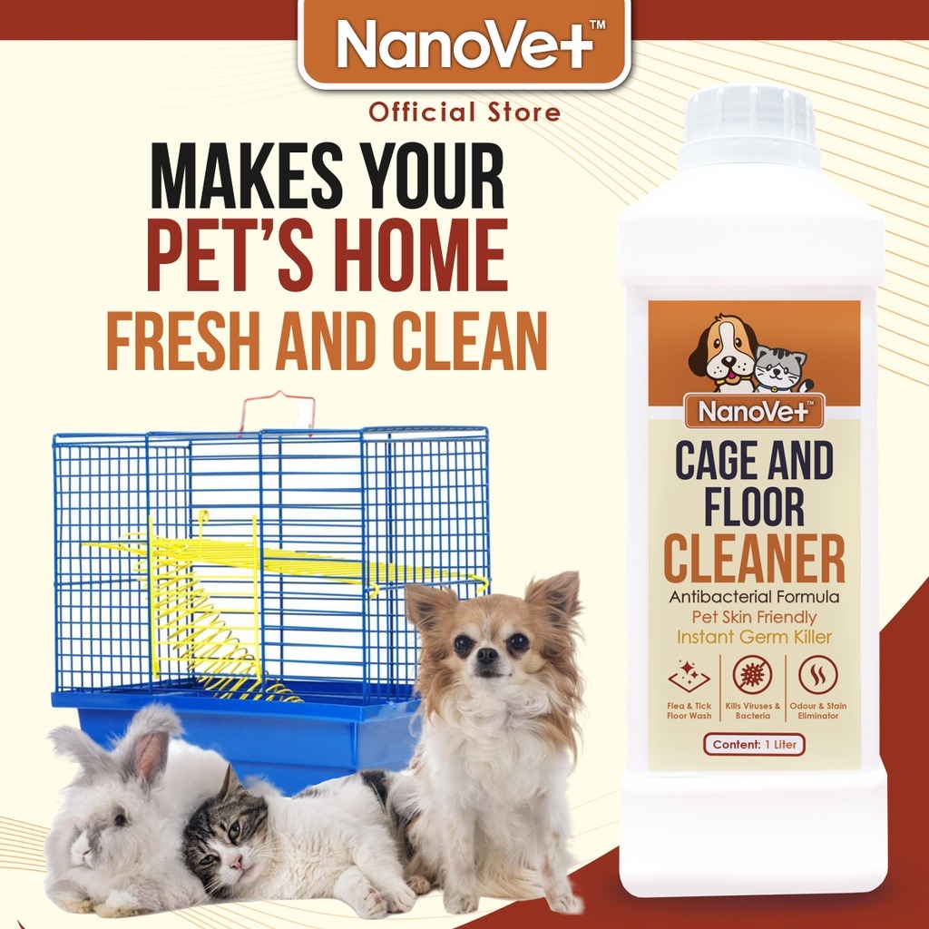 NANOVET PET CAGE & FLOOR CLEANER 1L image 4