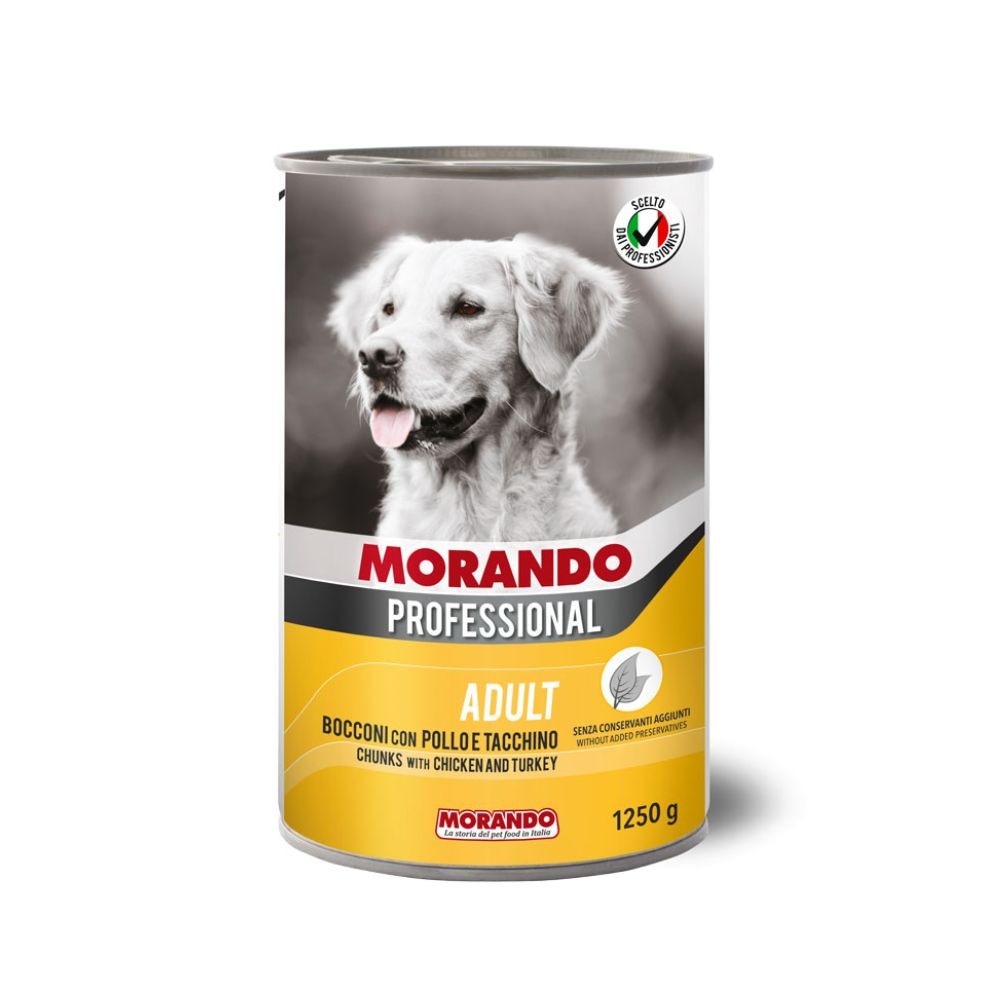 MORANDO DOG 1250G CHUNKS CHICKEN & TURKEY WET DOG FOOD image 2