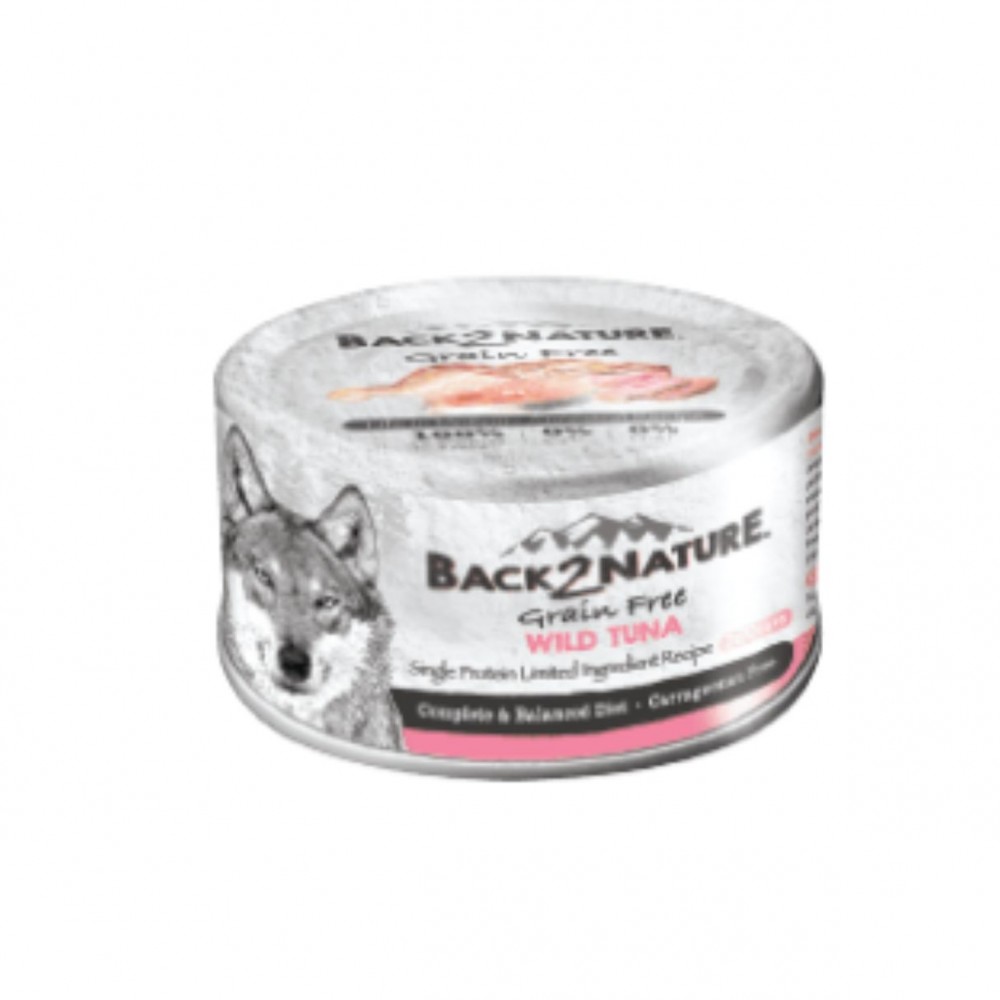 BACK2NATURE DOG GRAIN FREE 95G WILD TUNA WET CANNED DOG FOOD image 2