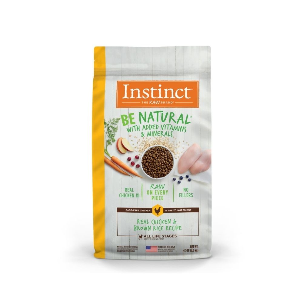 INSTINCT DOG BE NATURAL 2KG (4.5LB) CHICKEN & BROWN RICE RECIPE DRY DOG FOOD image 2