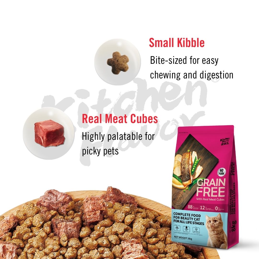 KITCHEN FLAVOR CAT 1.5KG GRAIN FREE COMPLETE  BEAUTY CAT FOOD FOR ALL LIFE STAGES image 5