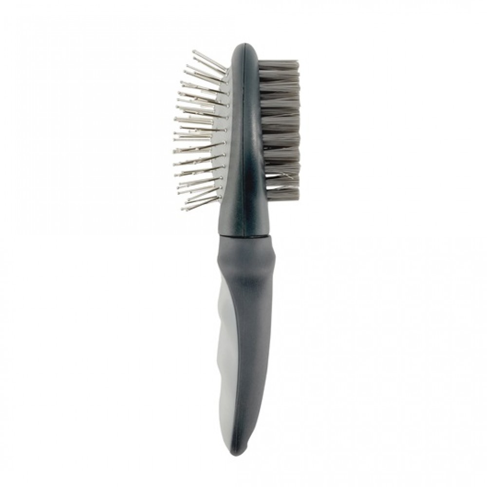 LE SALON ESSENTIALS CAT DOUBLE SIDED COMBO BRUSH SMALL image 3