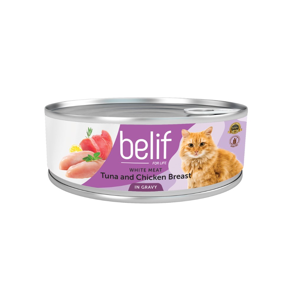 BELIF CAT 80G WET CAT FOOD IN GRAVY image 6