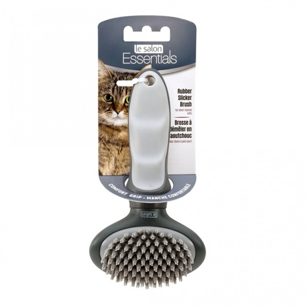 LE SALON ESSENTIALS CAT TRIPLE FINGER MASSAGE BRUSH SMALL image 2