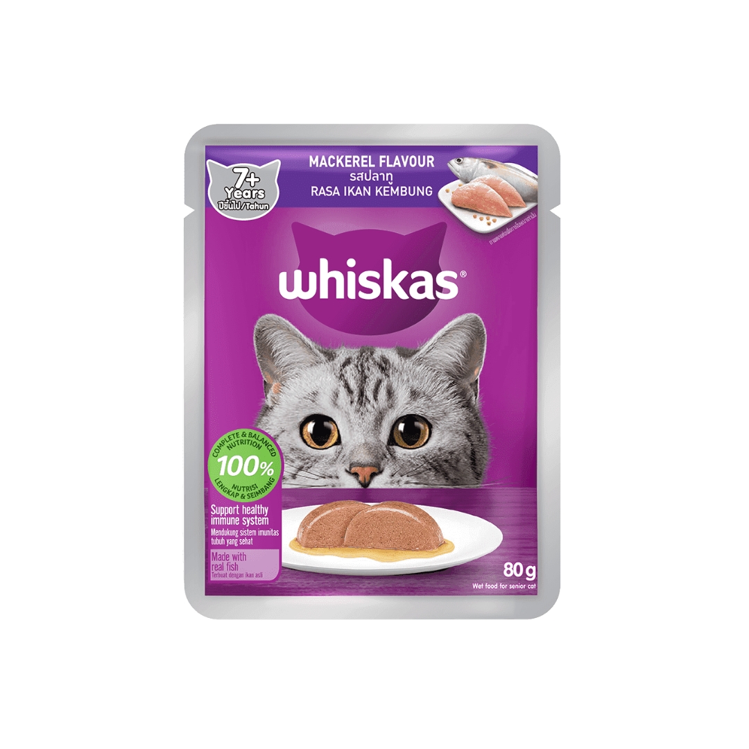WHISKAS POUCH 80G WET CAT FOOD image 3