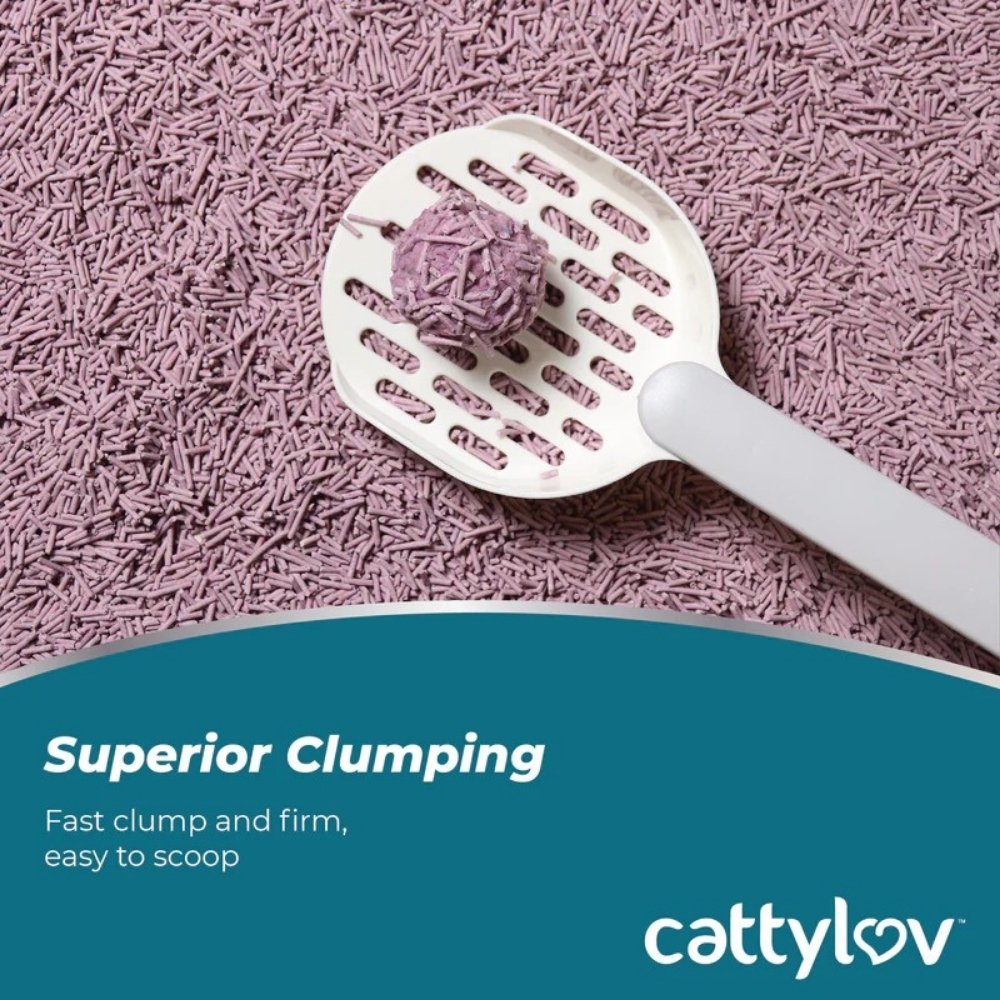 CATTYLOV 6L LAVENDER SCENTED TOFU CAT LITTER image 3