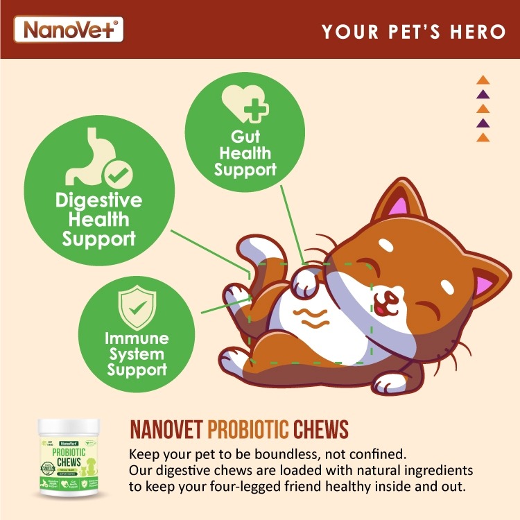 NANOVET PROBIOTIC CHEWS 45PCS image 4