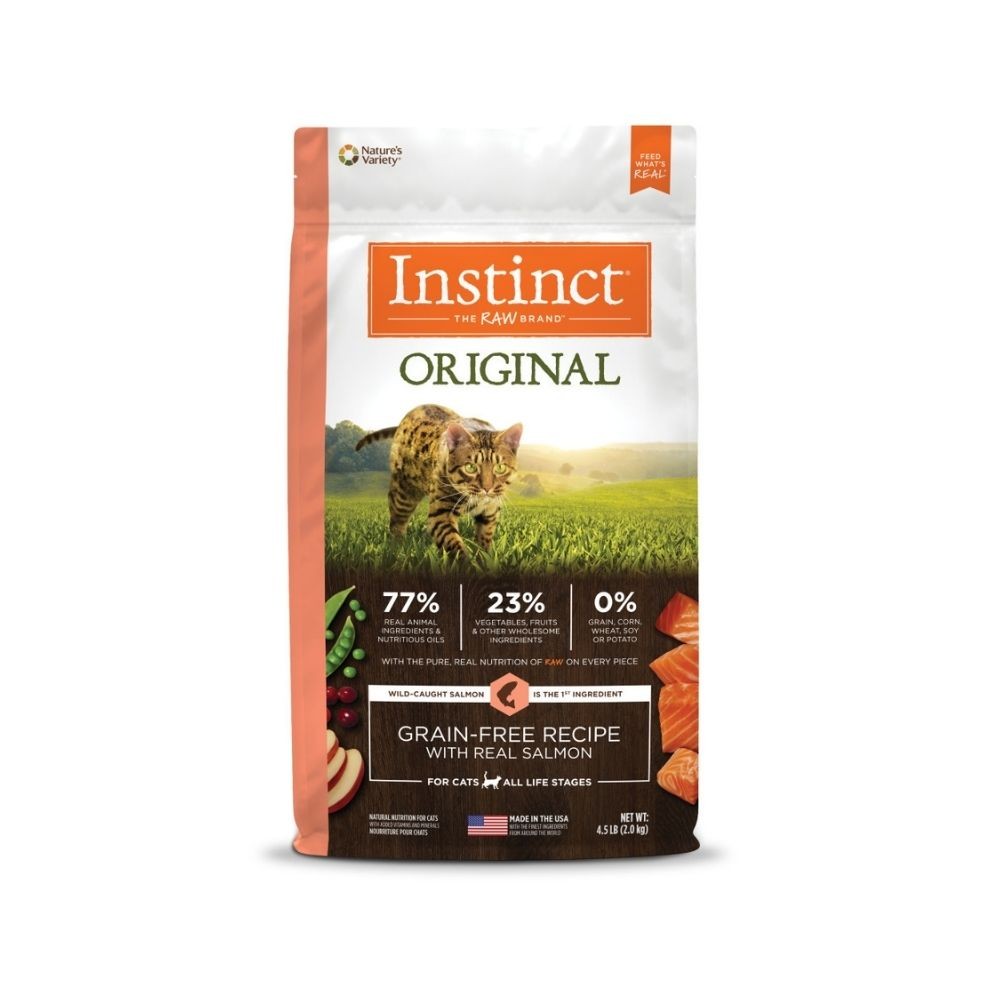 INSTINCT CAT ORIGINAL 2KG (4.5LB) GRAIN FREE RECIPE WITH REAL SALMON DRY CAT FOOD image 10