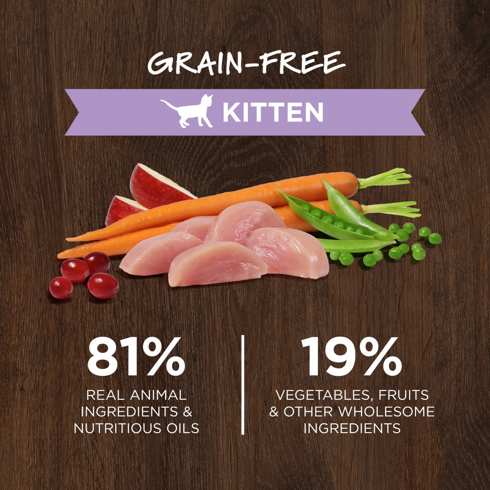 INSTINCT CAT ORIGINAL 2KG (4.5LB) KITTEN GRAIN FREE RECIPE WITH REAL CHICKEN DRY CAT FOOD image 4