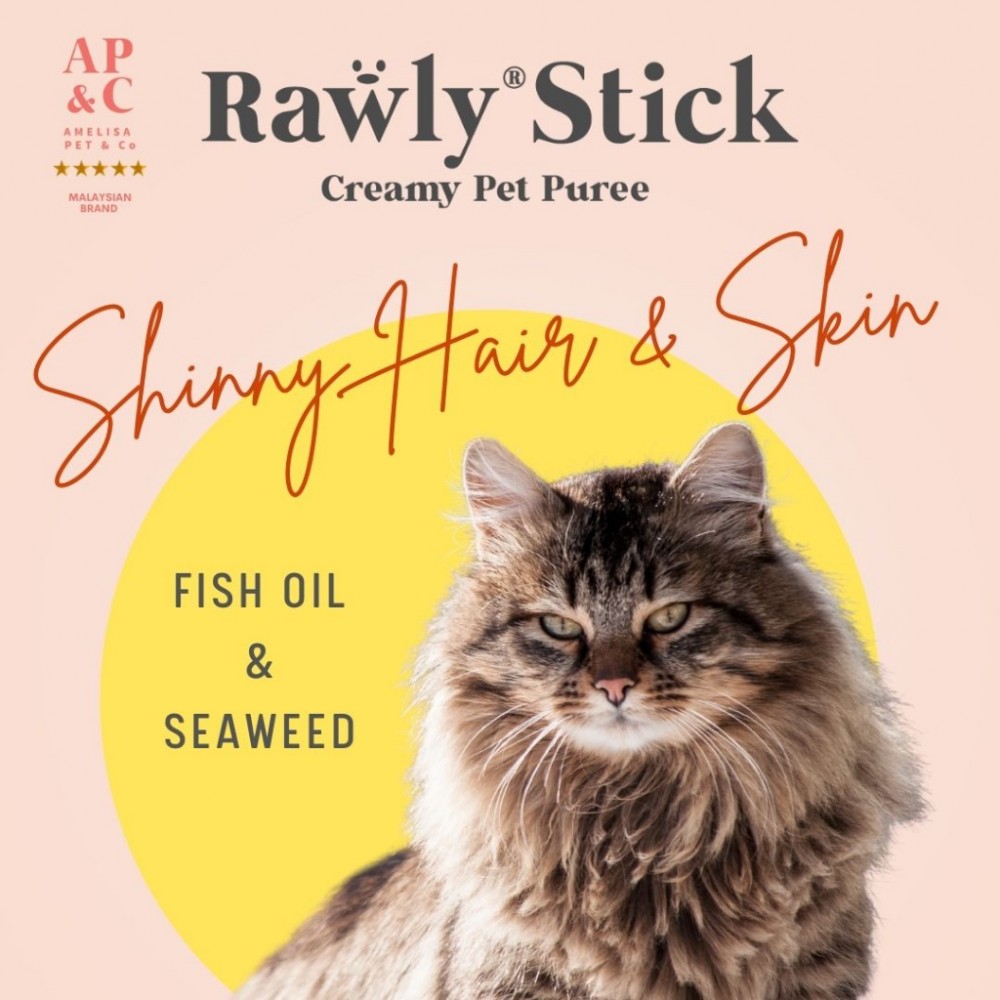 AMELISA RAWLY STICK 16GX4STICK SALMON & EGG YOLK DOG & CAT LICK image 4
