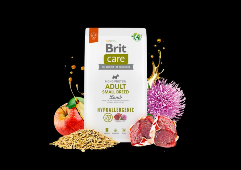 BRIT CARE DOG 3KG HYPOALLERGENIC SMALL BREED LAMB DRY DOG FOOD image 2