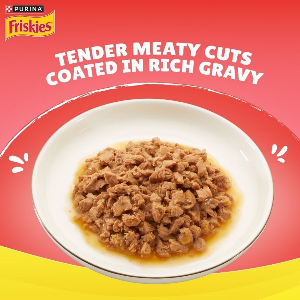 FRISKIES 70G KITTEN GRAVY CHICKEN POUCH WET CAT FOOD image 6