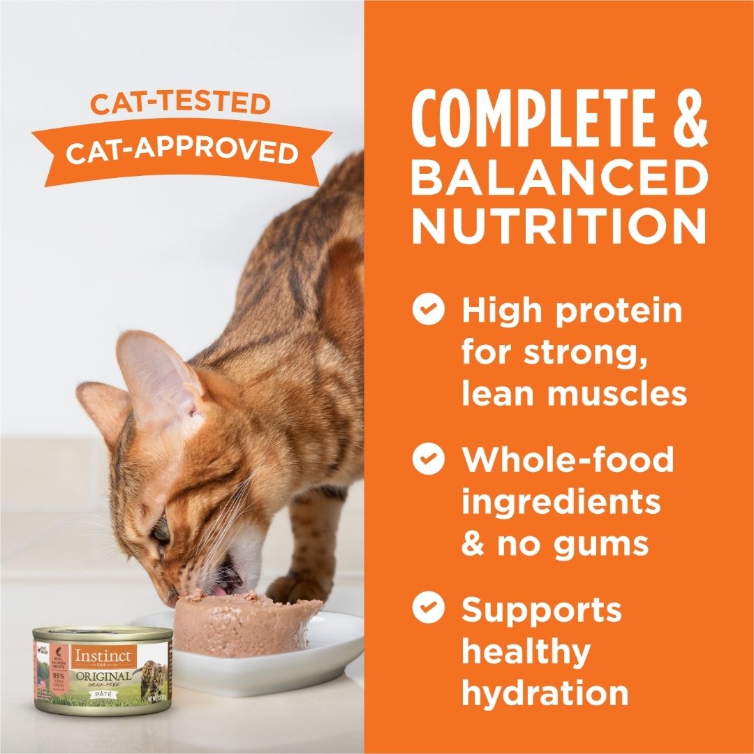 INSTINCT CAT ORIGINAL 85G (3OZ) SALMON & BEEF RECIPE WET CAT FOOD image 2