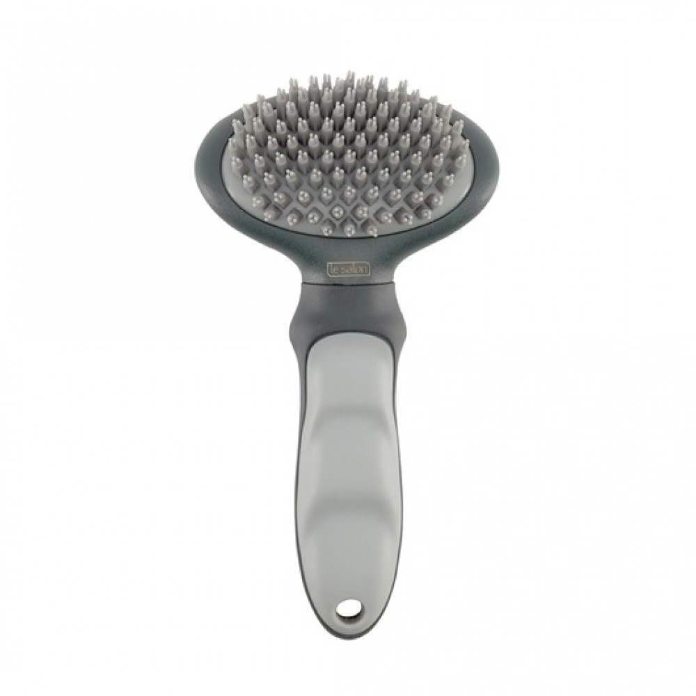 LE SALON ESSENTIALS CAT TRIPLE FINGER MASSAGE BRUSH SMALL image 3