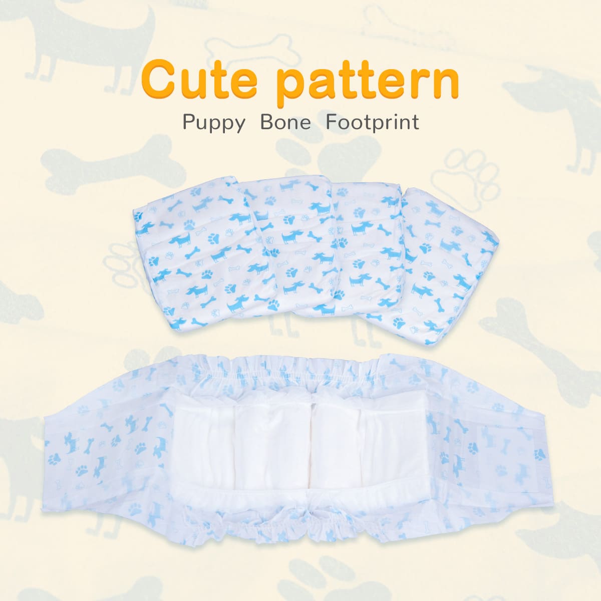 DONO CLASSIC DISPOSABLE PET DIAPER MALE XS 14PCS image 7
