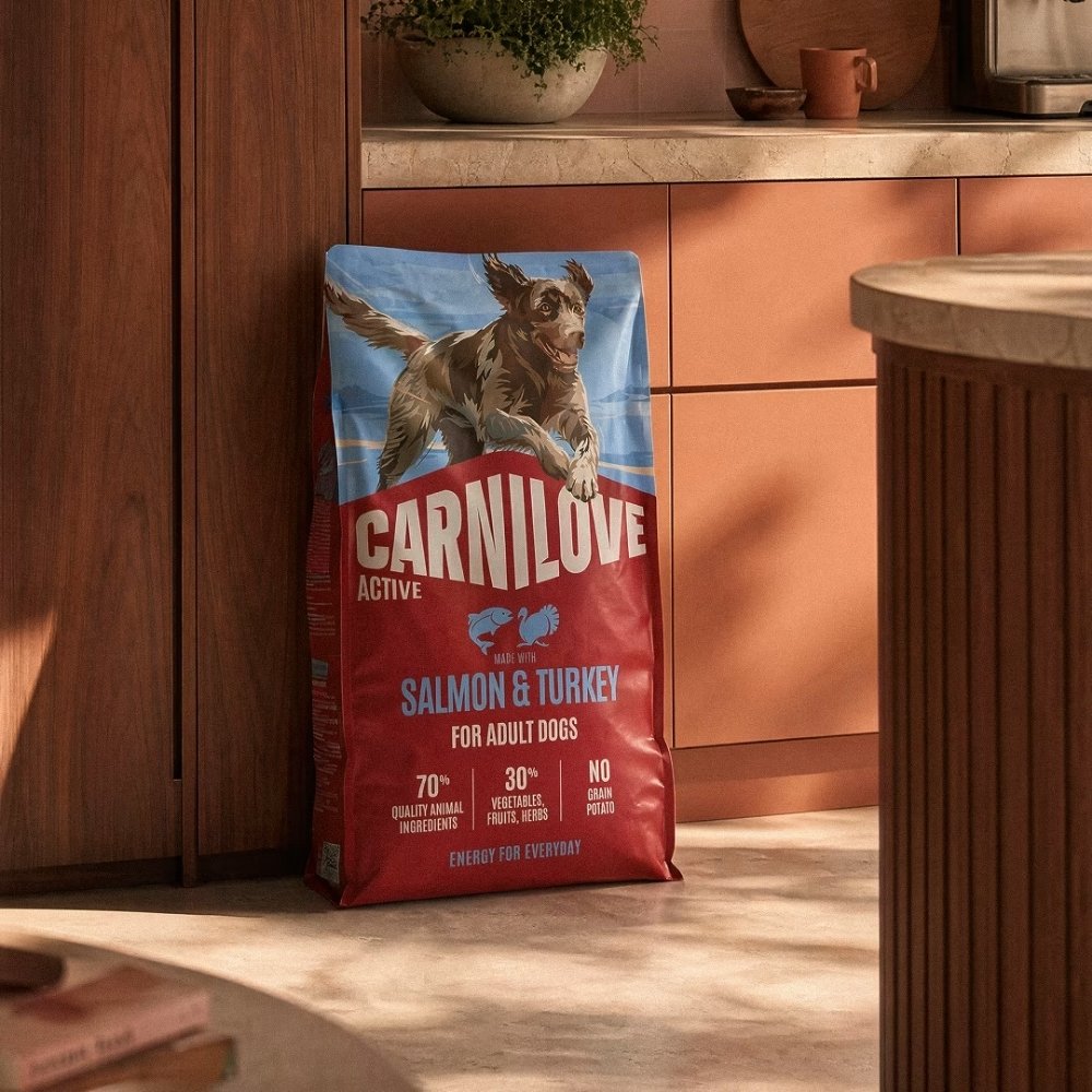 CARNILOVE DOG 4KG SALMON & TURKEY ADULT LARGE BREED DRY DOG FOOD image 2