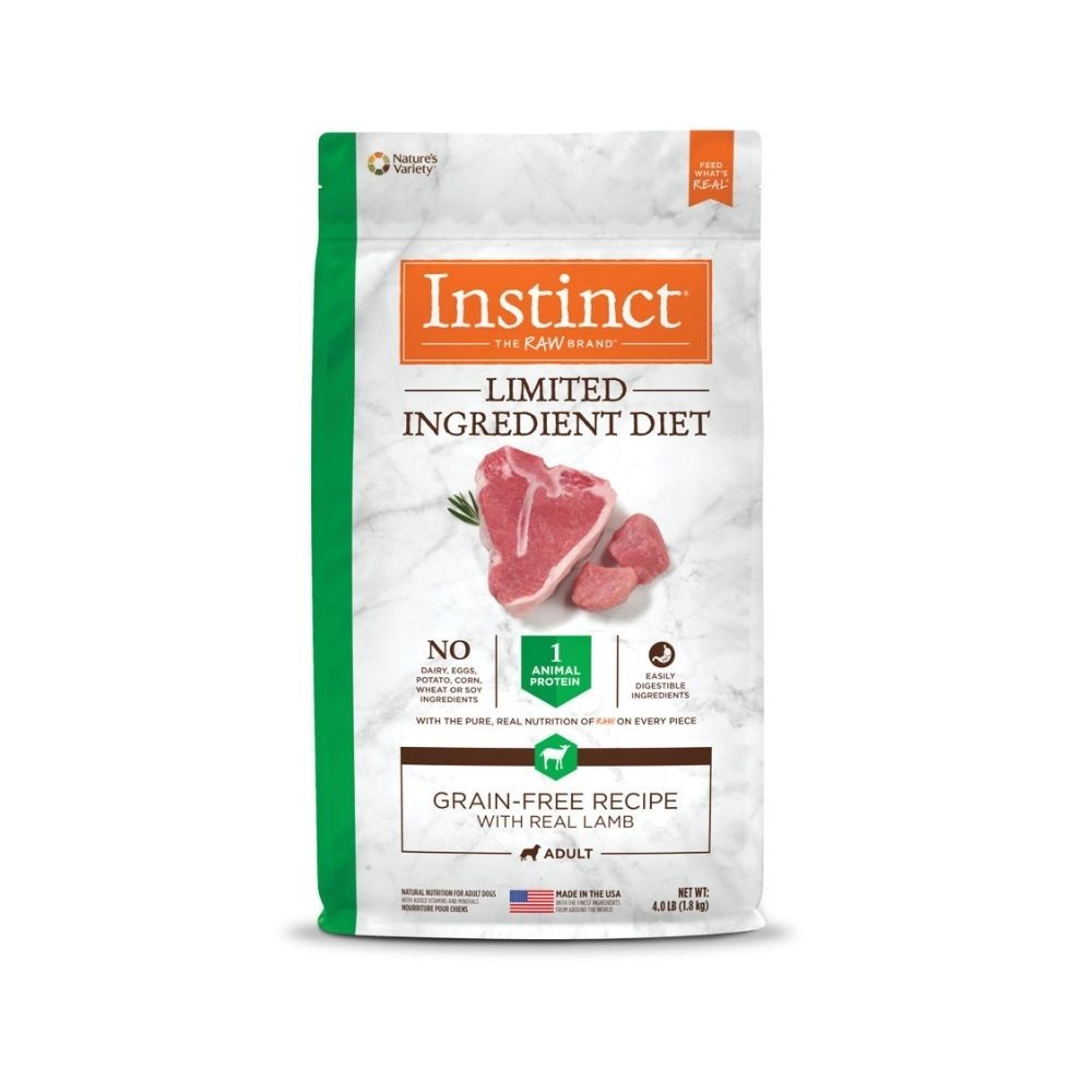 INSTINCT DOG LID 1.8KG (4LB) GRAIN FREE RECIPE WITH REAL LAMB DRY DOG FOOD image 2