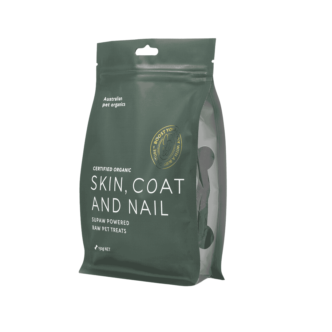 AUSTRALIAN PET ORGANICS RAW PET TREATS FOR SKIN COAT AND NAIL 150G DOG TREAT image 3