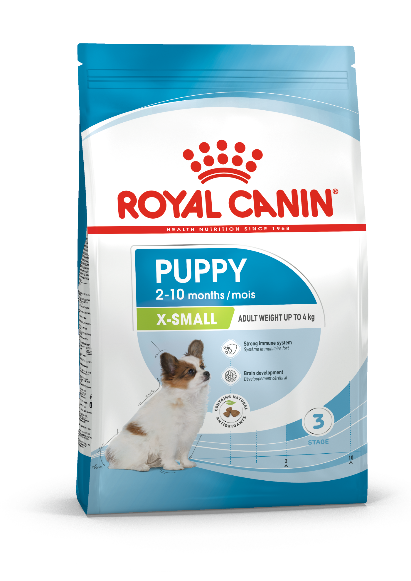 ROYAL CANIN XSMALL JUNIOR / PUPPY 3KG DRY DOG FOOD image 8