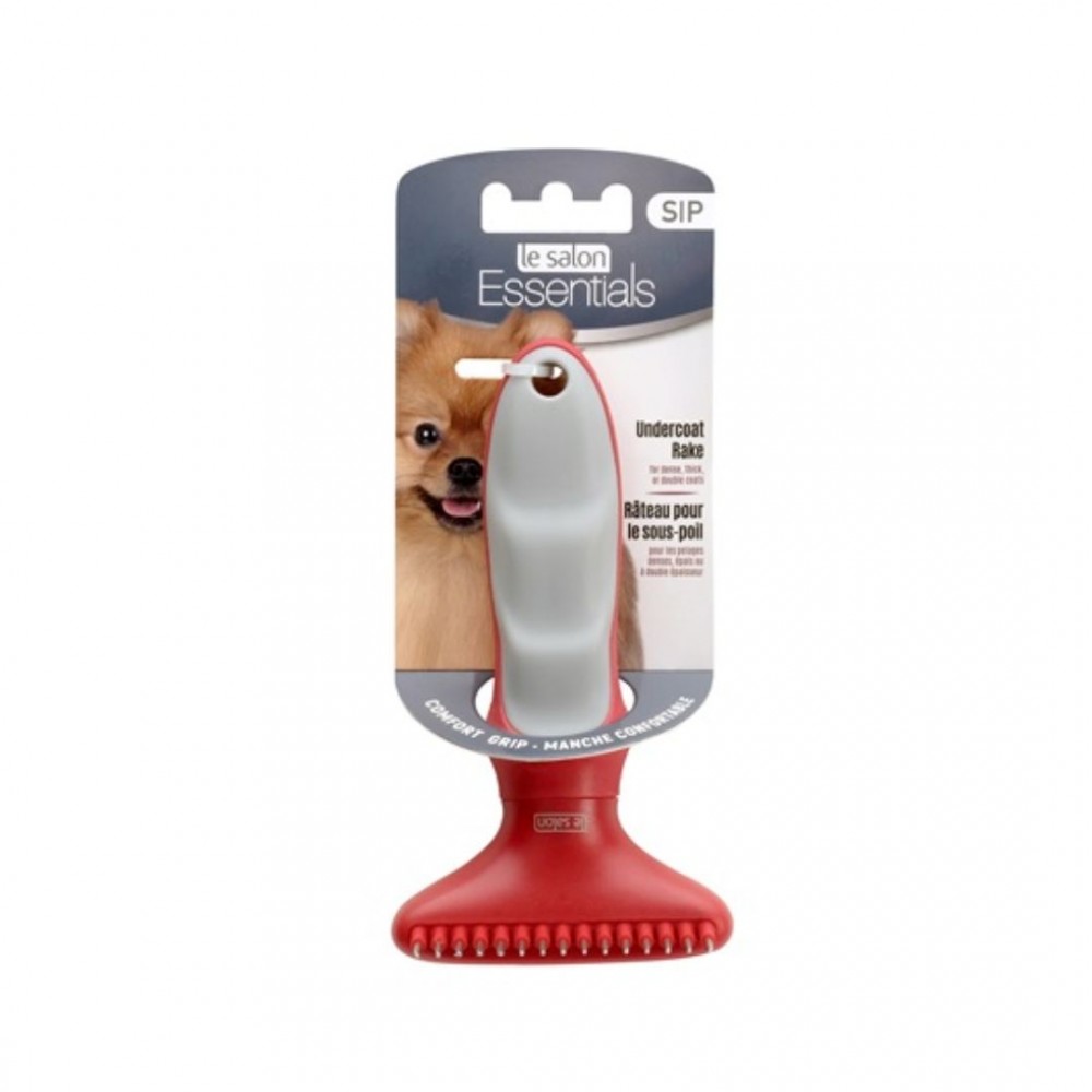 LE SALON ESSENTIAL DOG SINGLE UNDERCOAT RAKE SHORT TOOTH 15PIN image 3