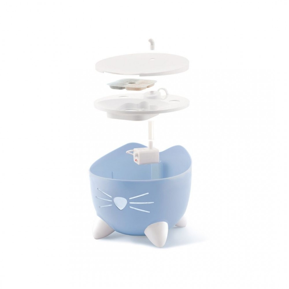 CATIT PIXI FOUNTAIN 2.5L LIGHT BLUE WITH LED image 2