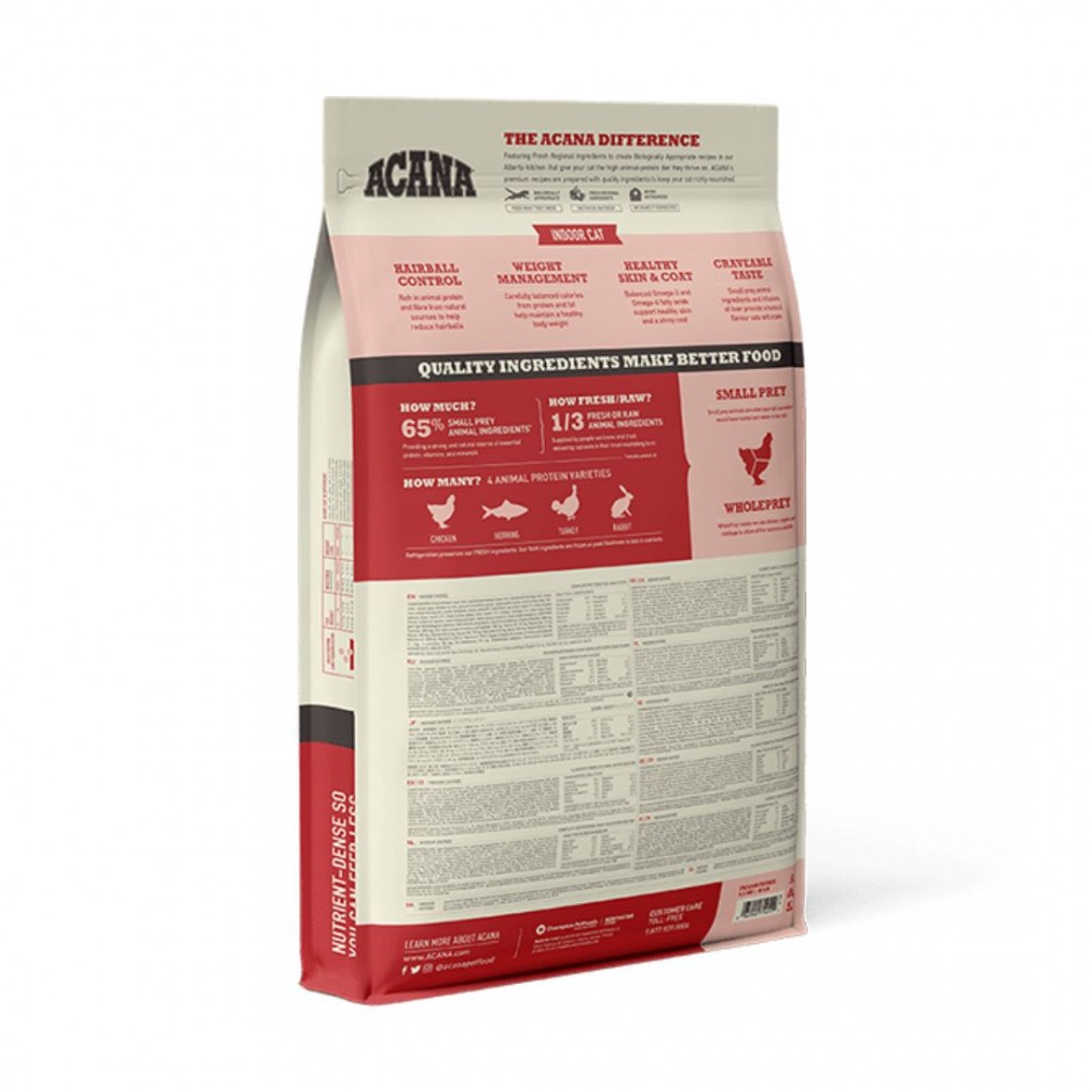ACANA CAT 1.8KG INDOOR ENTREE DRY CAT FOOD image 3