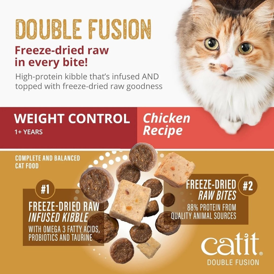 CATIT RECIPES DOUBLE FUSION 1.8KG WEIGHT CONTROL DRY CAT FOOD image 3