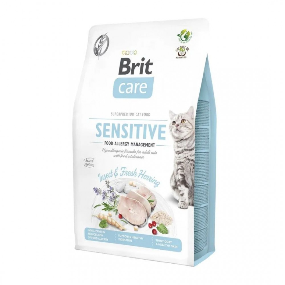 BRIT CARE CAT 7KG GRAIN FREE SENSITIVE FOOD ALLERGY MANAGEMENT DRY CAT FOOD image 2