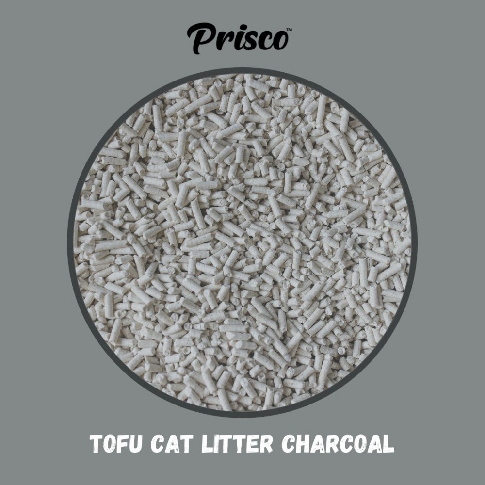 PRISCO 7L CHARCOAL TOFU CAT LITTER image 3
