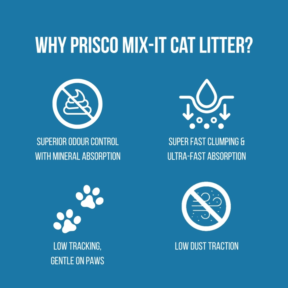 PRISCO MIX-IT 7L BENTONITE + TOFU CAT LITTER image 2