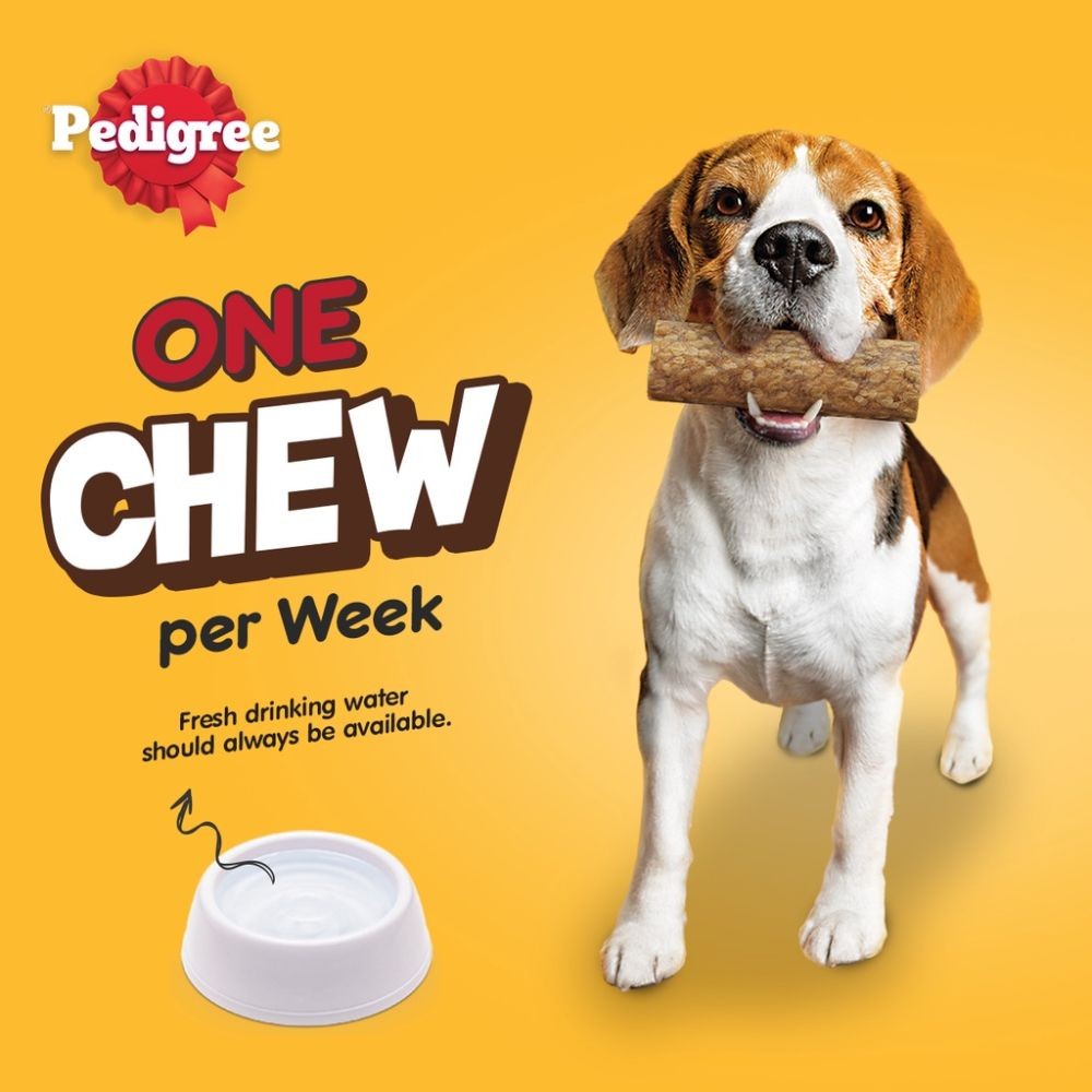 PEDIGREE GOOD CHEW BEEF 83G MEDIUM BREED DOG TREAT image 2