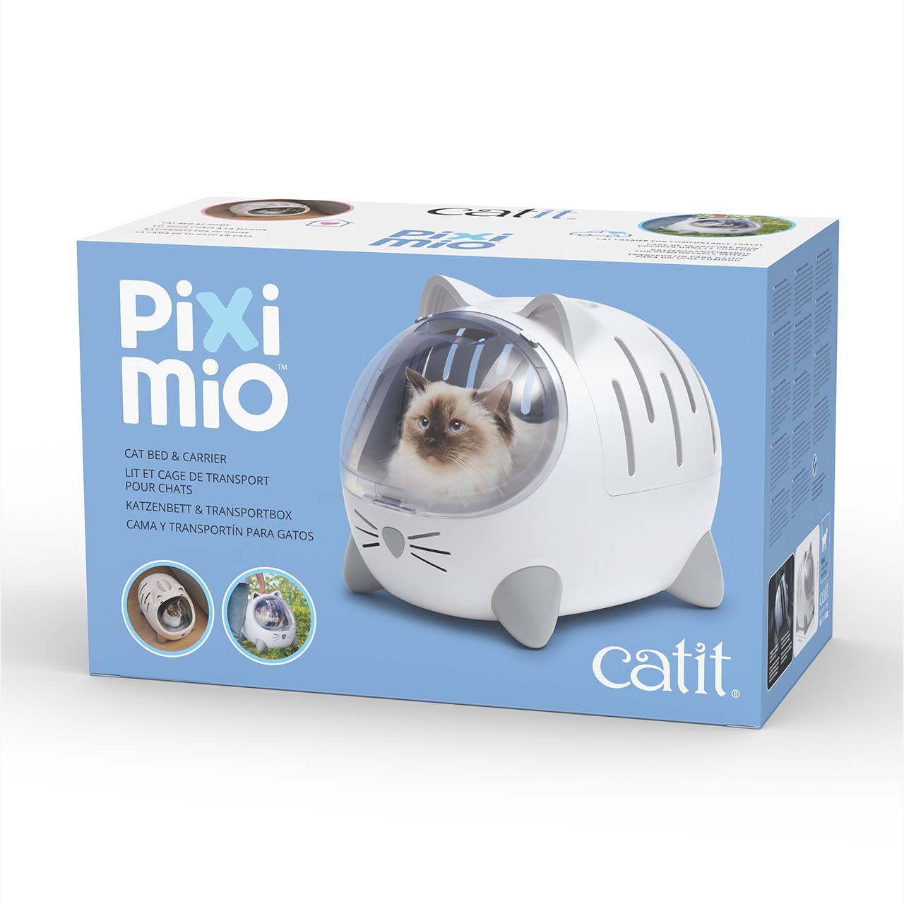 CATIT PIXI MIO CARRIER WHITE 52X35X39CM image 10