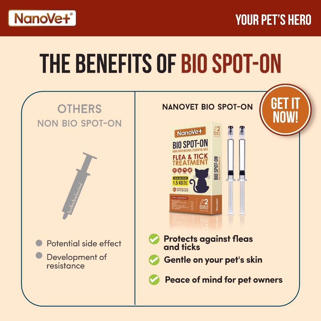 NANOVET SPOT-ON FLEA & TICK TREATMENT FOR CAT image 8