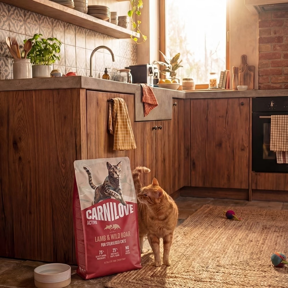CARNILOVE CAT 2KG DUCK & PHEASANT STERILISED ADULT DRY CAT FOOD image 5