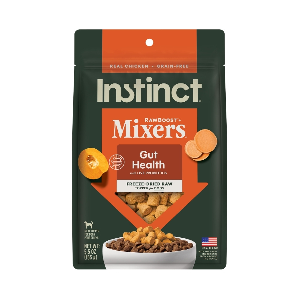 INSTINCT DOG FREEZE-DRIED RAW BOOST MIXERS 155G (5.5OZ) GRAIN-FREE GUT HEALTH DOG FOOD TOPPER image 4
