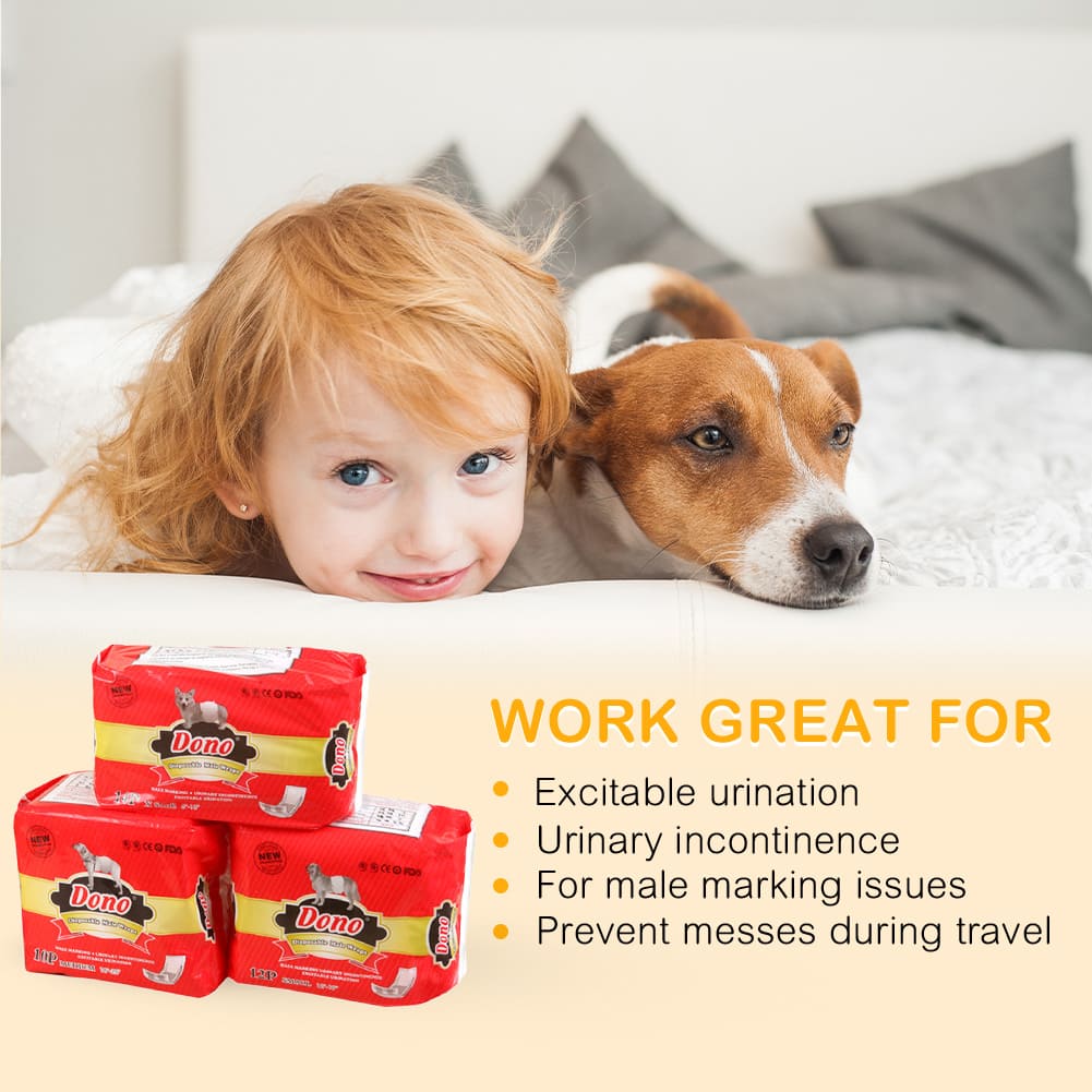 DONO CLASSIC DISPOSABLE PET DIAPER MALE L 8PCS image 4