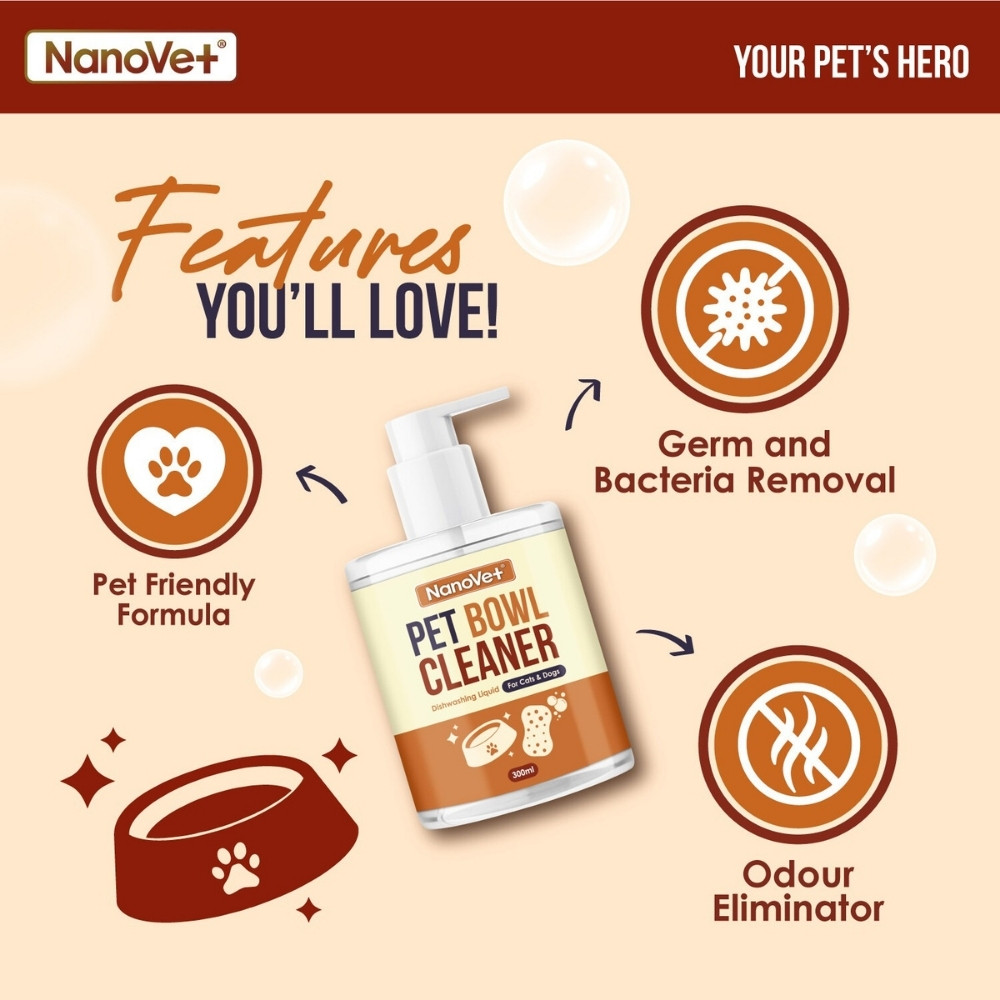 NANOVET PET BOWL CLEANER 300ML image 5