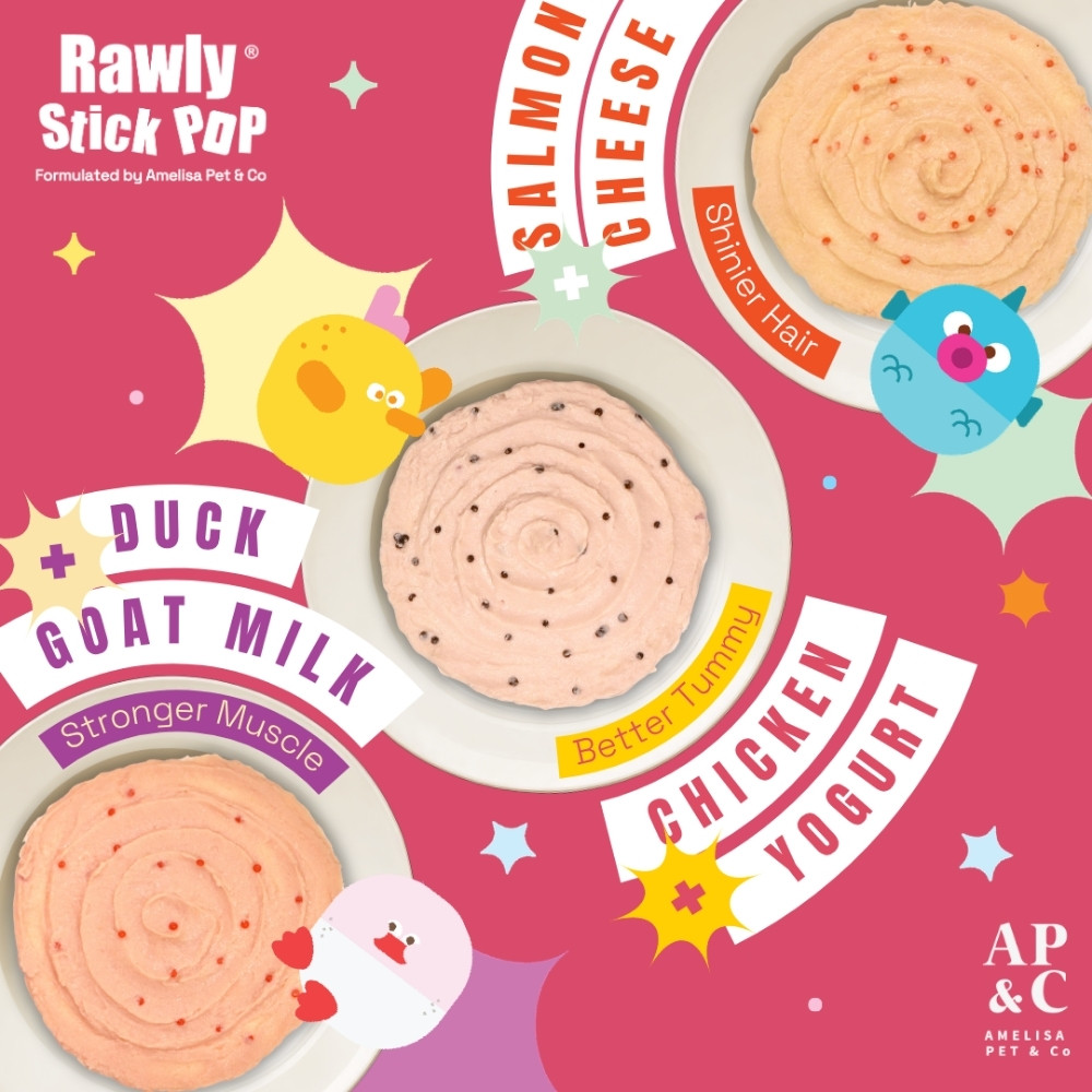 AMELISA RAWLY STICK POP PET PUREE 16GX20+2 DUCK & GOAT MILK DOG & CAT LICK image 7