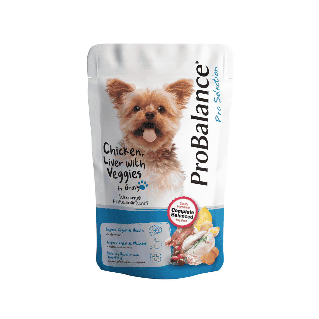 PROBALANCE POUCH 130G WITH VEGGIES IN GRAVY WET DOG FOOD image 2