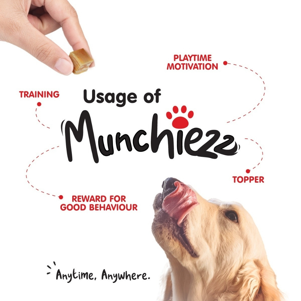 PROBALANCE MUNCHIEZZ 100G DICES LAMB  & CODFISH DOG SNACK image 2