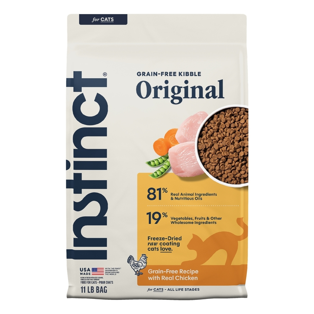 INSTINCT CAT ORIGINAL 4.9KG (11LB) GRAIN FREE RECIPE WITH REAL CHICKEN DRY CAT FOOD image 6
