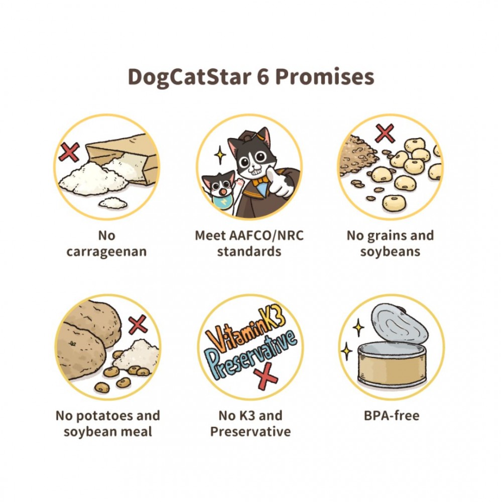 DOGCATSTAR FANTASTIC 98% MEAT CANNED 165G NEW ZEALAND VENISON WET CAT FOOD image 3