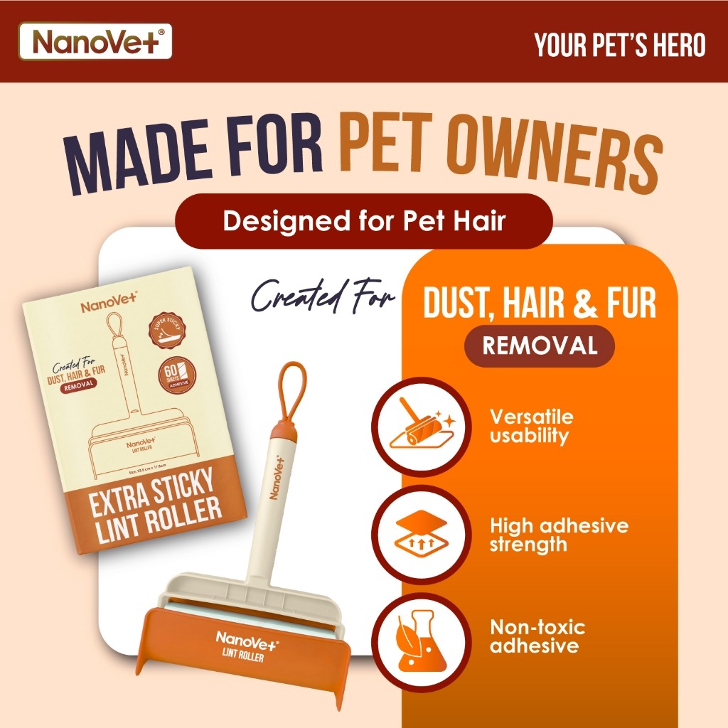 NANOVET EXTRA STICKY LINT ROLLER image 10