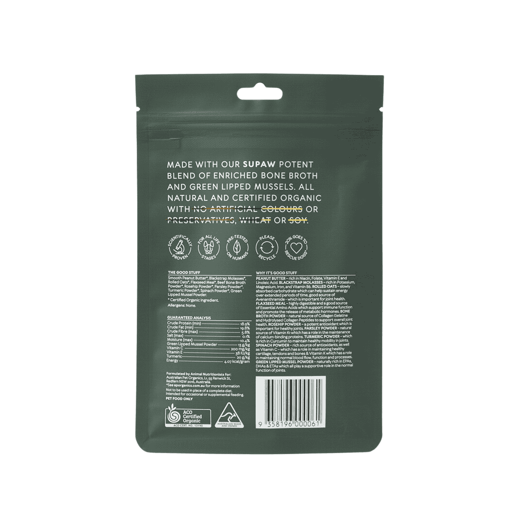 AUSTRALIAN PET ORGANICS RAW PET TREATS FOR HIP & JOINT 150G DOG TREAT image 2