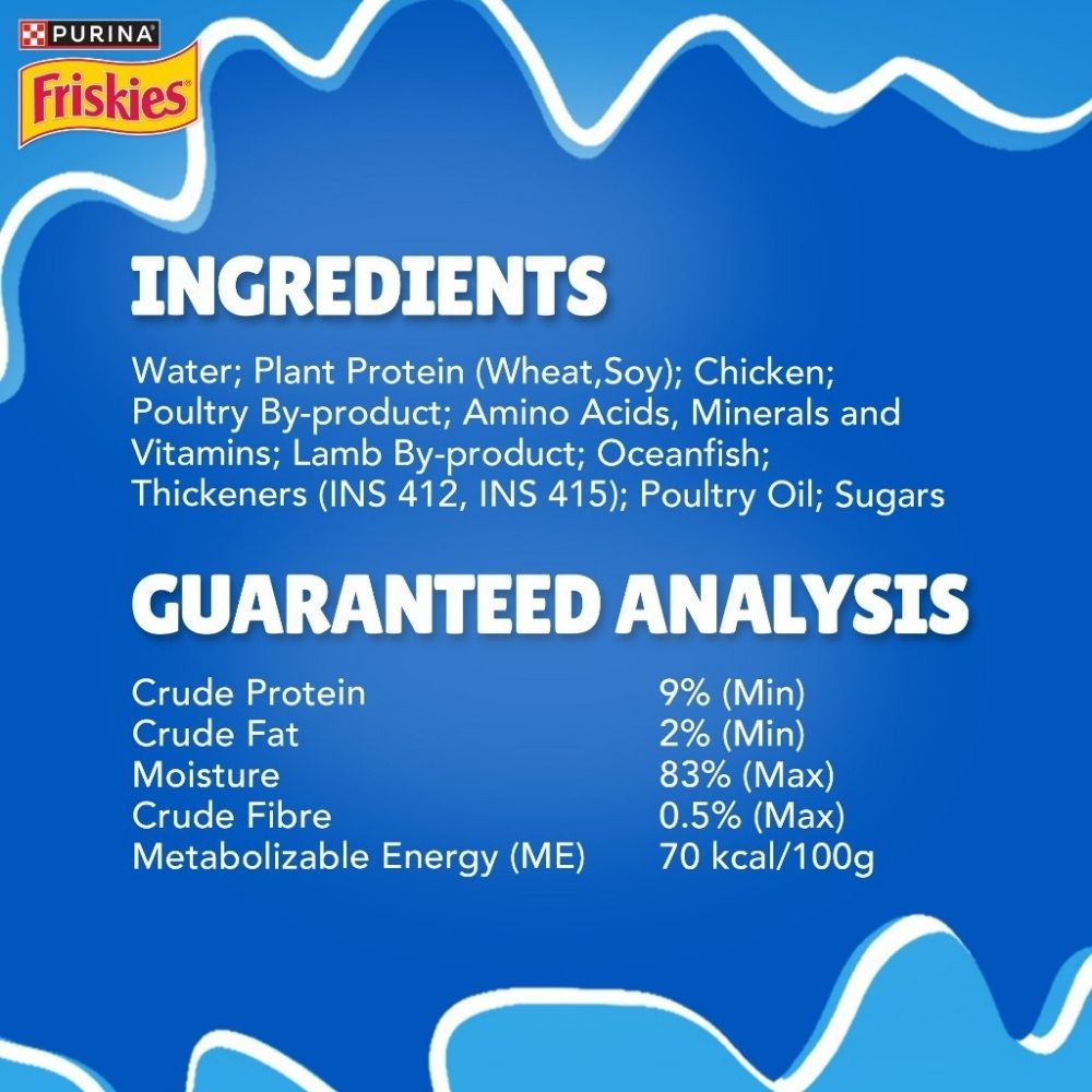 FRISKIES 70G ADULT GRAVY OCEAN FISH POUCH WET CAT FOOD image 4