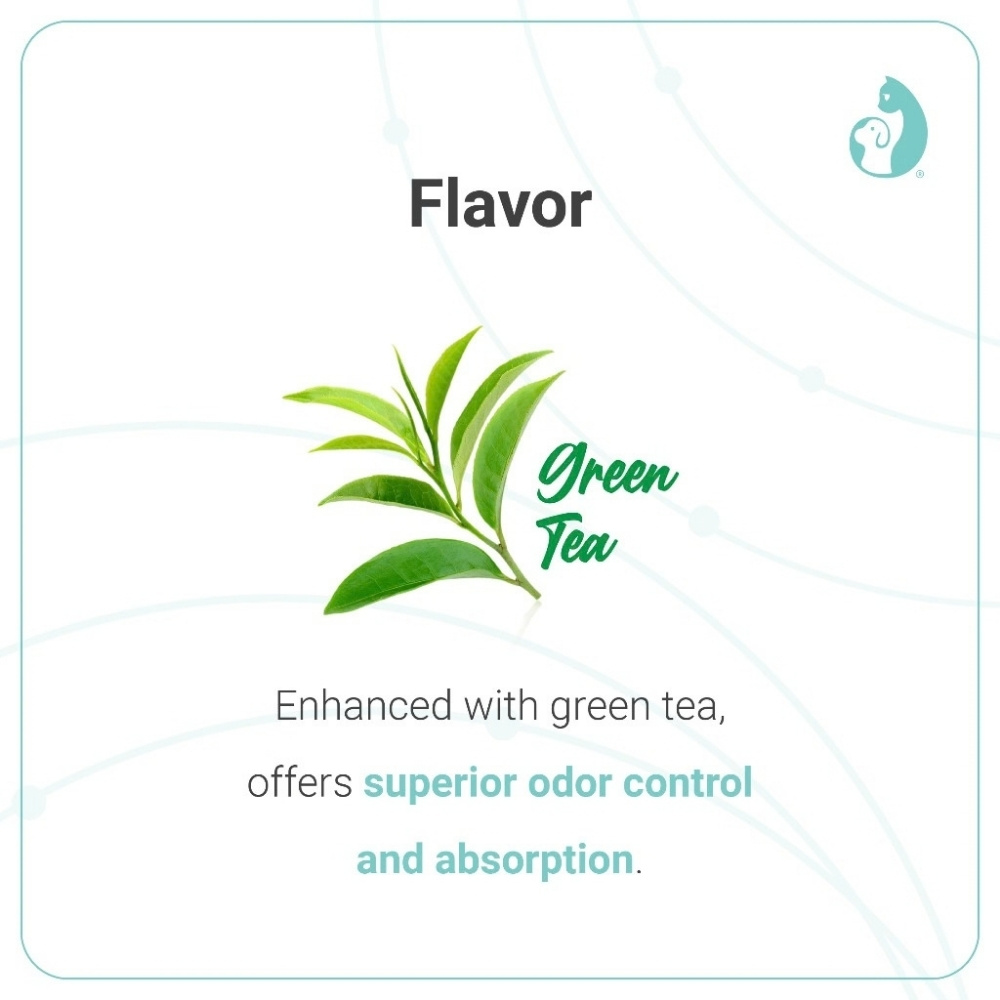 PET UNIVERSE NOURISH 7L GREEN TEA TOFU CAT LITTER image 2