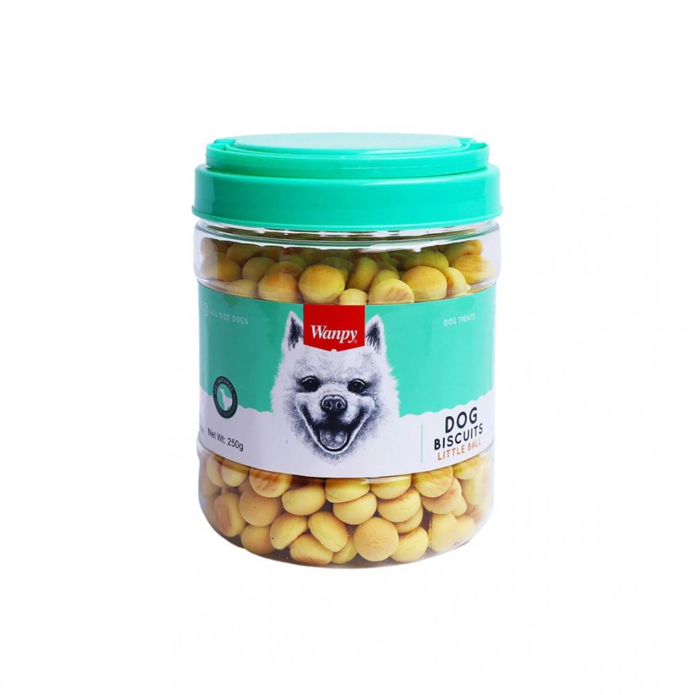 WANPY LITTLE BALL BISCUITS 250G DOG SNACK image 2