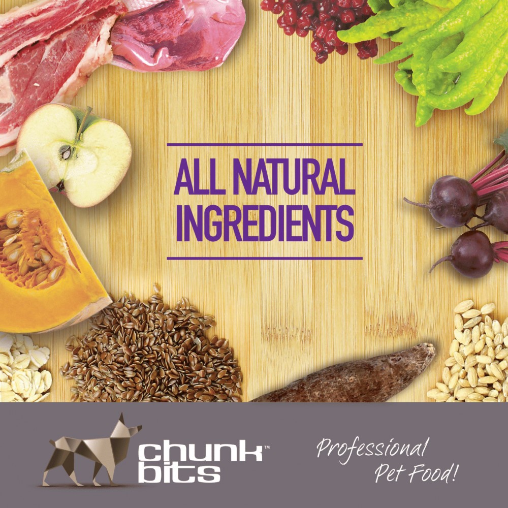 CHUNKBITS DOG 4KG HOLISTIC 26 LAMB, CRANBERRIES & DUCK DRY DOG FOOD image 5
