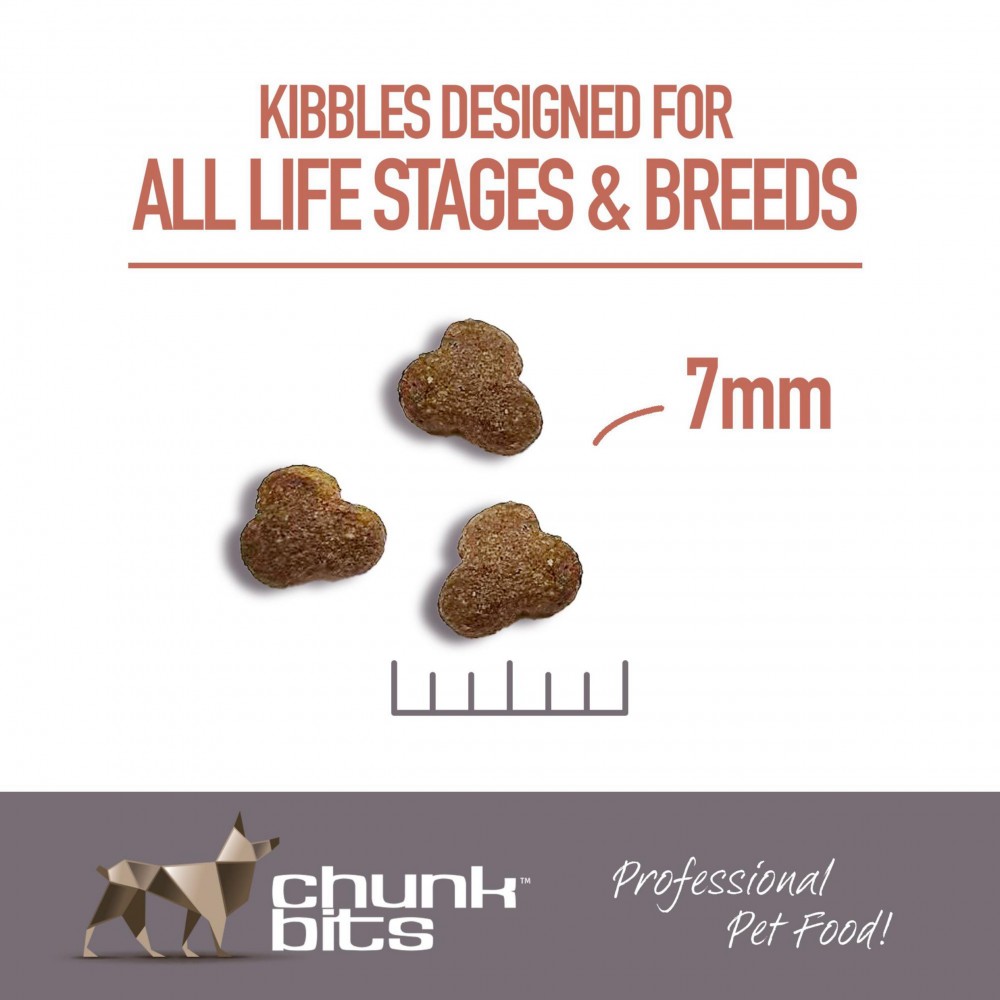 CHUNKBITS DOG 13KG ENRICH 23 VENISON, LAMB & VEGETABLE DRY DOG FOOD image 4