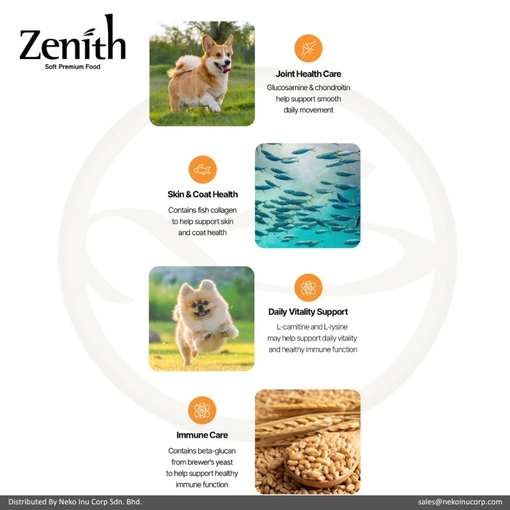 ZENITH SOFT KIBBLE 3KG ADULT CHICKEN DRY DOG FOOD image 2
